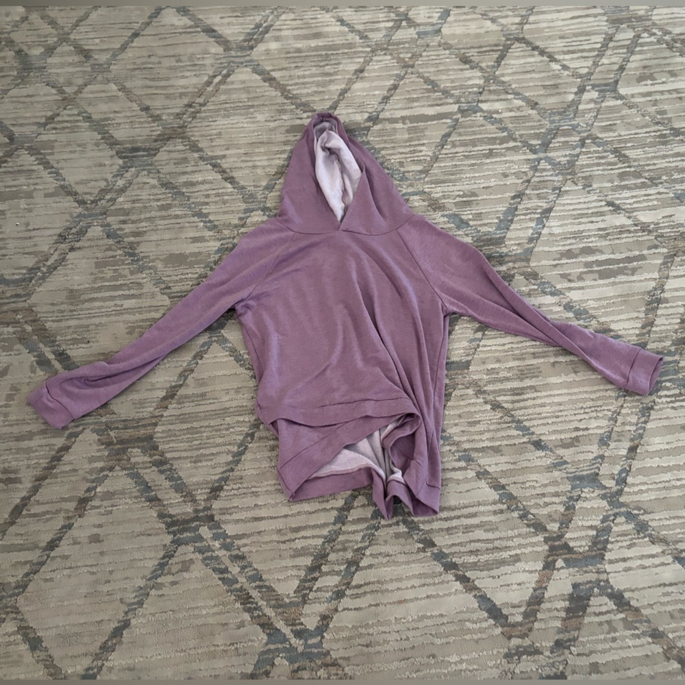 Purple Long Sleeve Hoodie